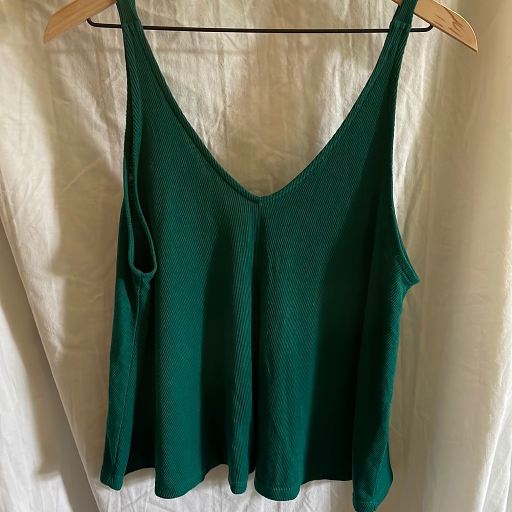Free People double V tank top
